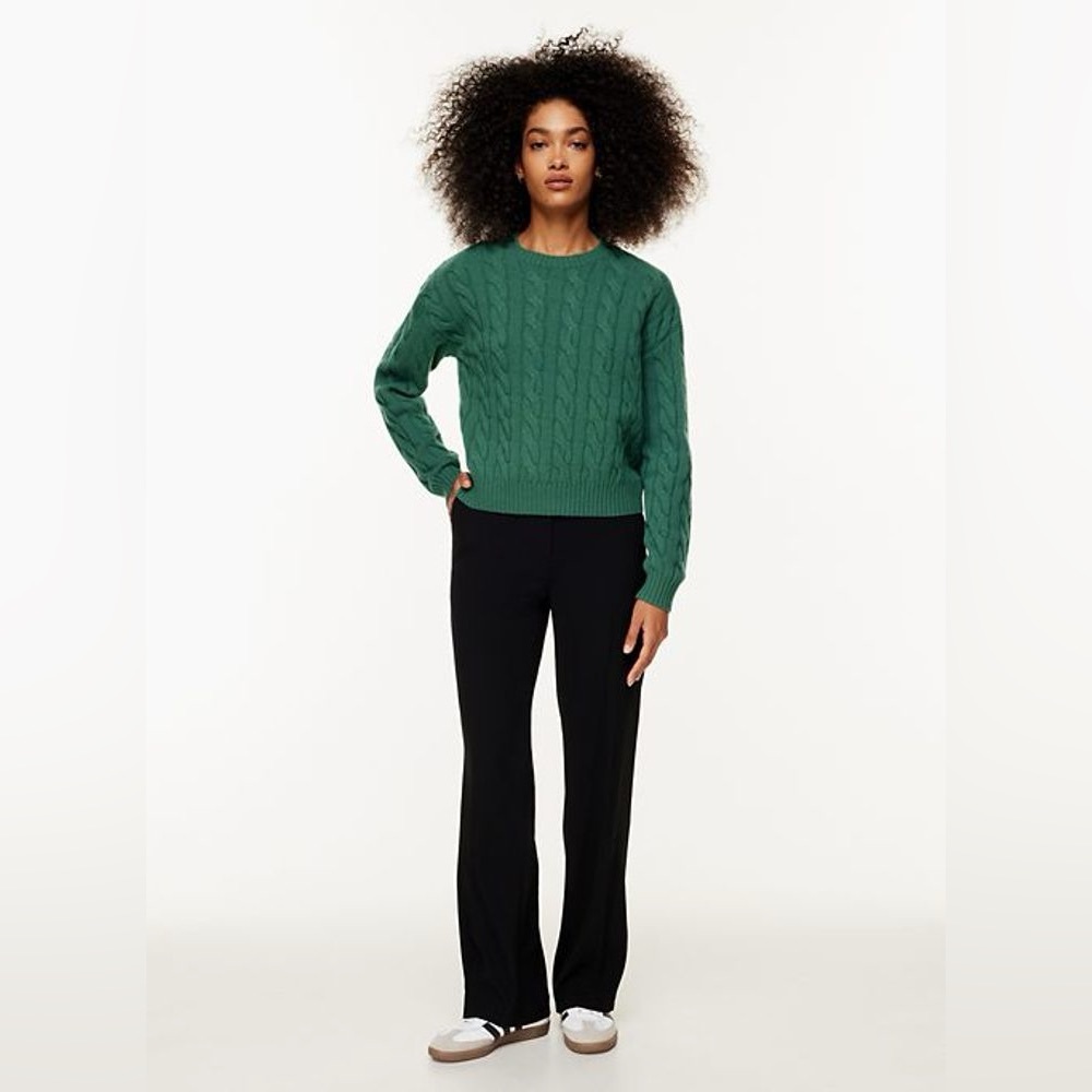 ARITZIA Illustrator Sweater in Forest Green Size Medium - Picture 5 of 11